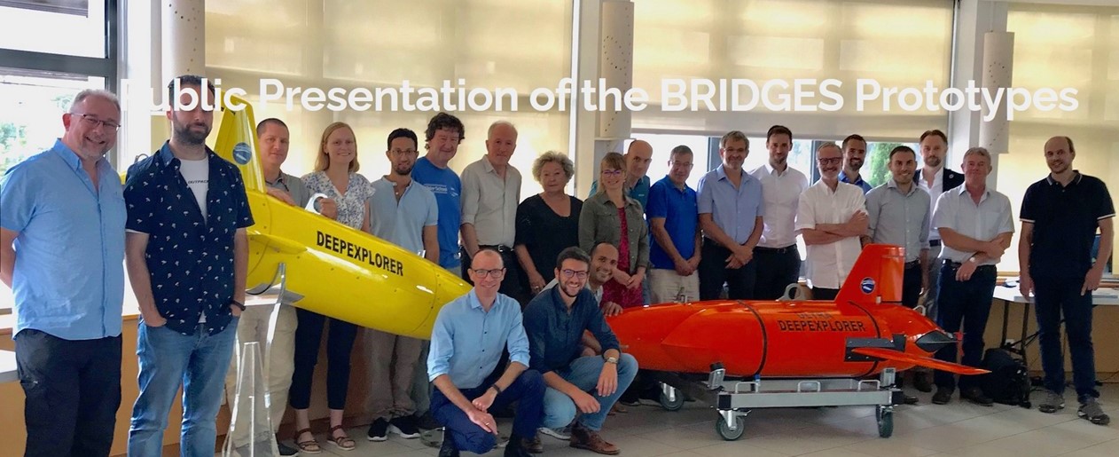 Présentation de prototypes de gliders profonds réalisés dans le cadre du projet BRIDGES
